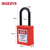 Colorful 38mm Nylon Shackle Safety Padlock With Keys 