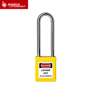Long Steel Shackle Safety Padlock with Master Key Loto Padlock 