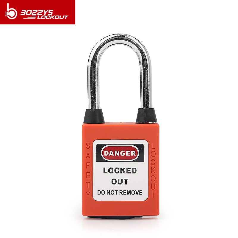 Factory Price Steel Shackle Prohibited operation lock out keyde alike Safety Padlock