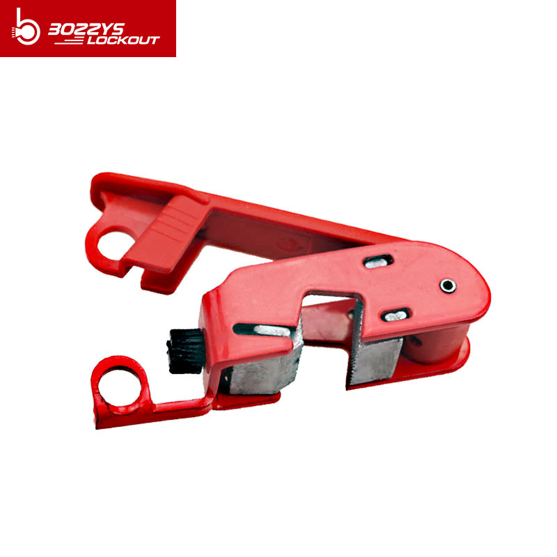 Grip Tight Circuit breaker lockout with thumb simple turn for Standard Single and Double Toggles breaker toggle lock-out