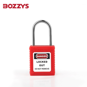 Thin Stainless Steel Shackle Safety Padlock with Key Different