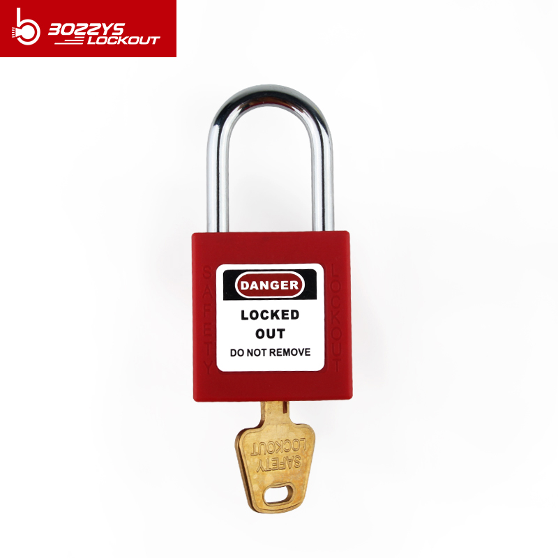 loto Manufacturer black Safety lockout padlock with Master Keyed Custom laser coding and label