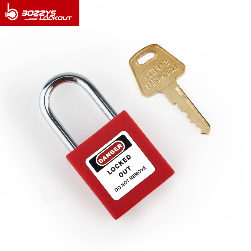 loto Manufacturer black Safety lockout padlock with Master Keyed Custom laser coding and label