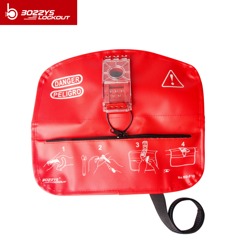Adjustable Industrial Ball Valve Safety Lockout Bag