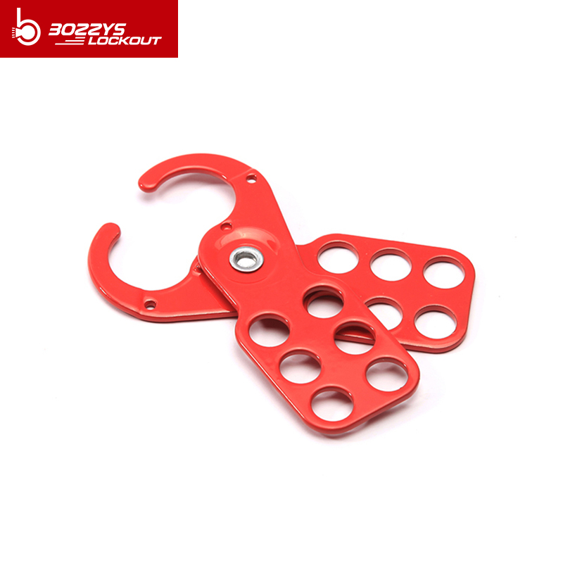 Safety Lockouts Red Steel Lockout Hasp for Tagout Padlock