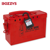 Portable Metal Group Industrial 12 padlocks Safety Lockout Boxe with keyhole slot