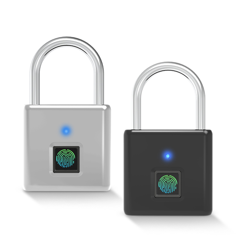 Smart fingerprint outdoor biometric intelligent hotel digital smart lock electronic luggage padlocks fingerprint smart padlock