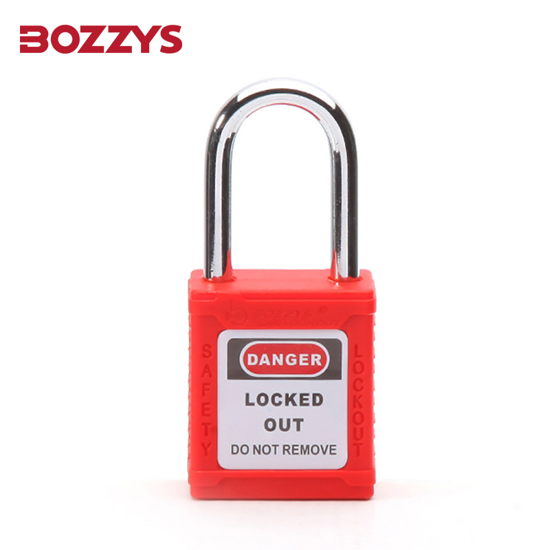 Steel Shackle safety padlock for lockout